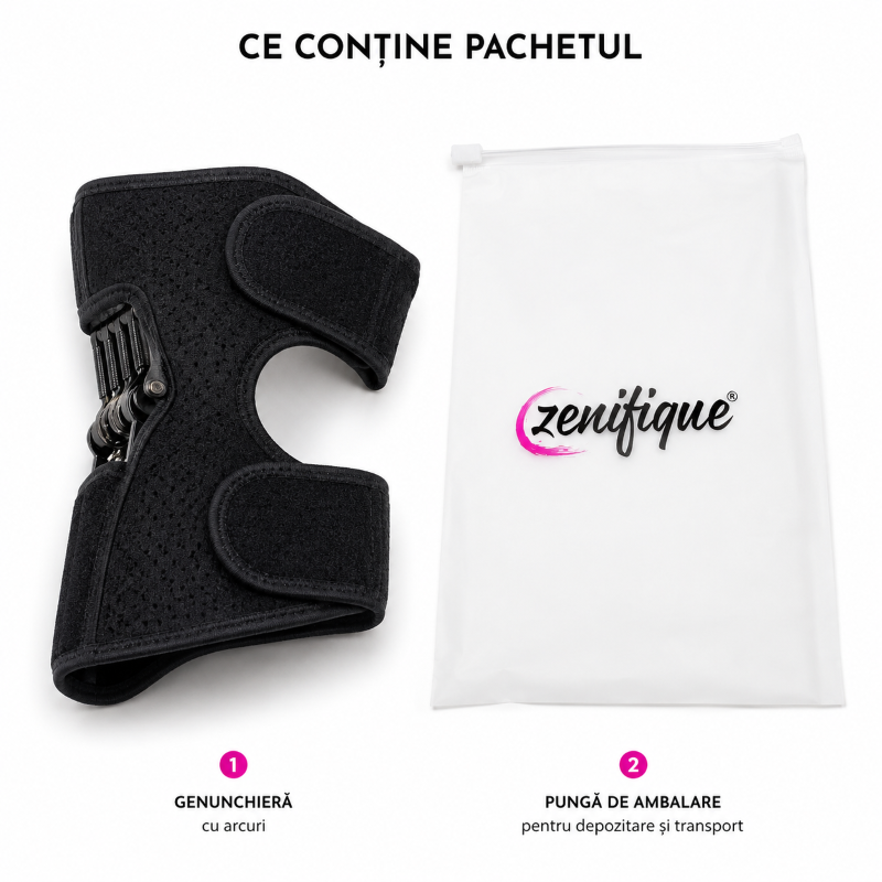 Conținut pachet genunchieră Zenifique